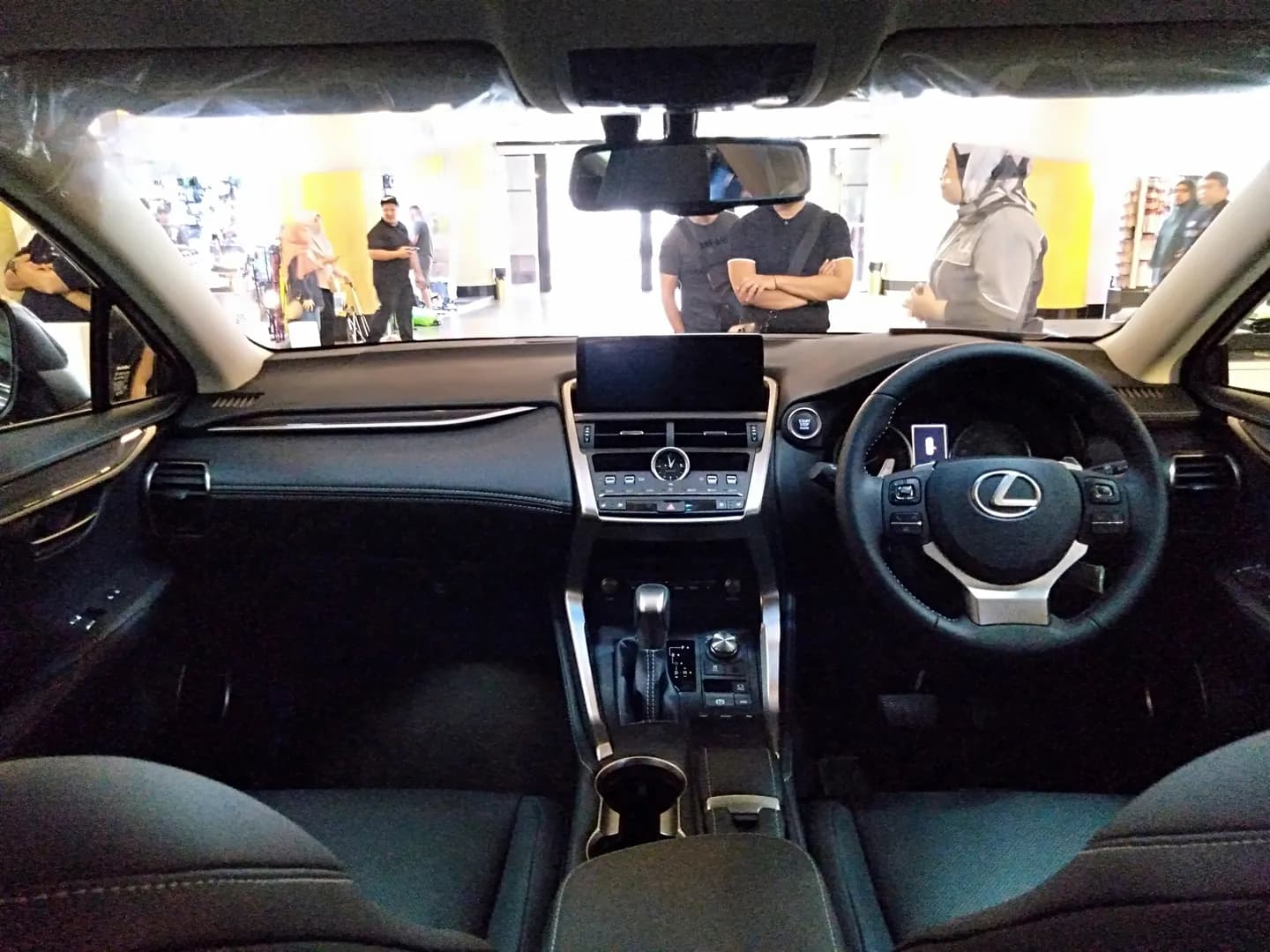 2020 Lexus NX 300 dashboard and steering wheel