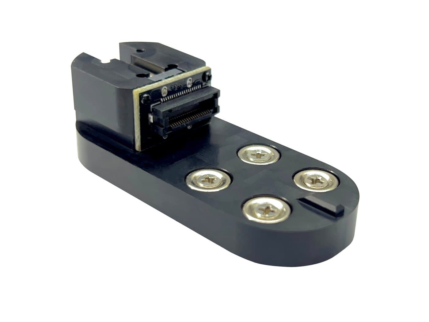 The magnetic windshield base with four magnets and a small board connector